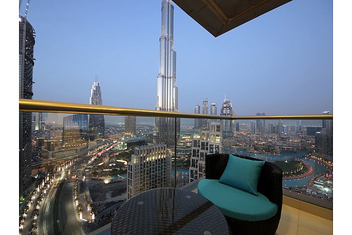 Startling views of dancing fountain , Burj Khalifa , Opera in The Lofts DownTown