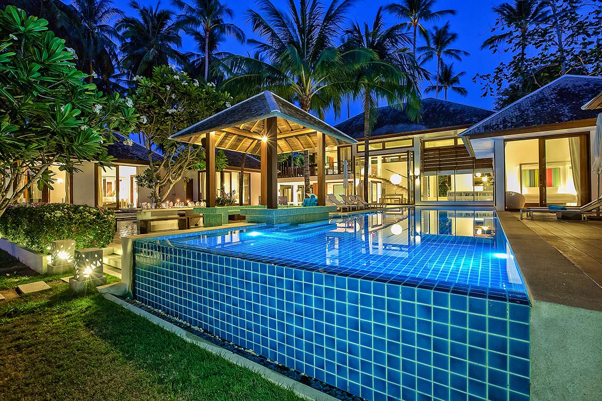 Ban Suriya - Lipa Noi Beachfront Villa in Koh Samui, Thailand.