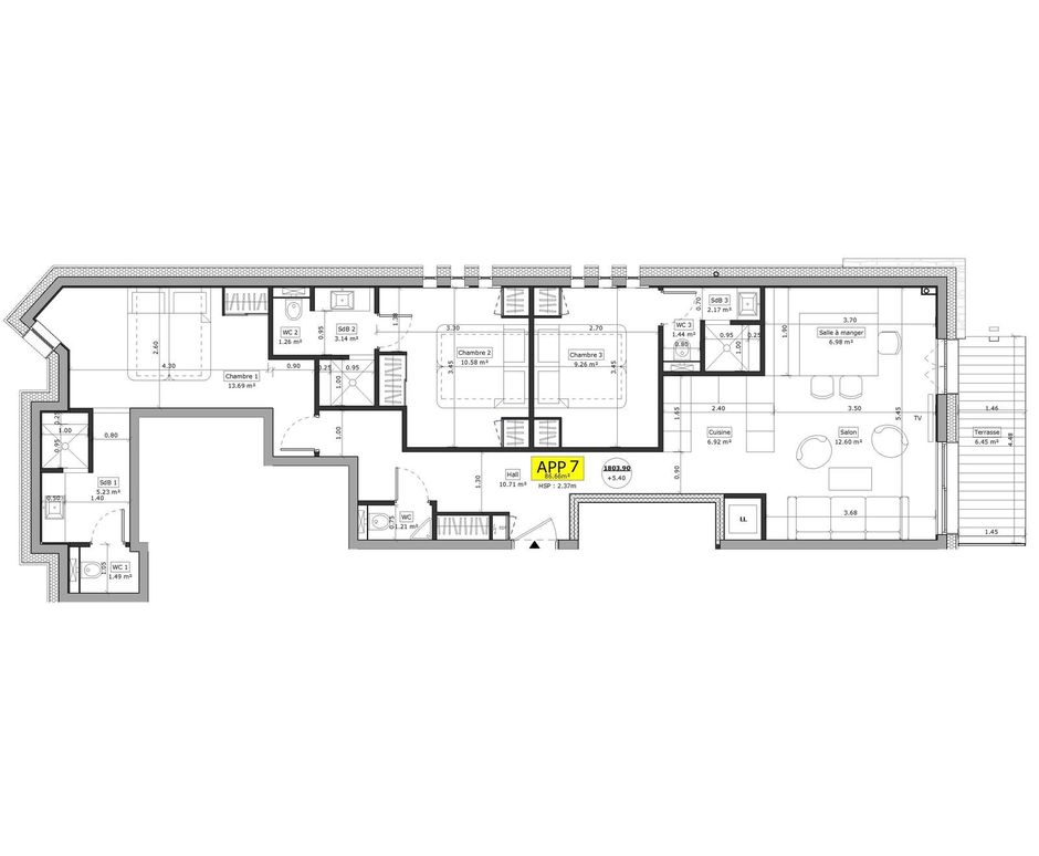 Appartamento La Toviere 203