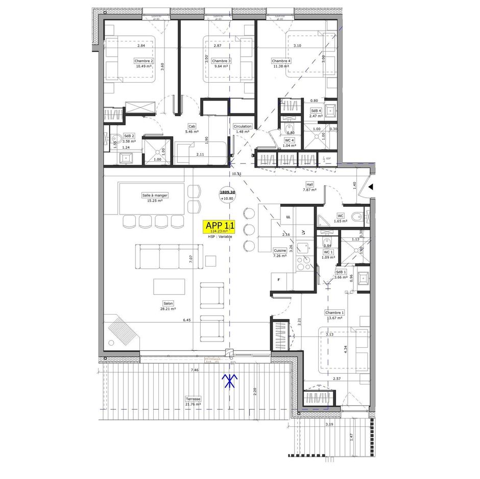 Appartamento La Toviere 401
